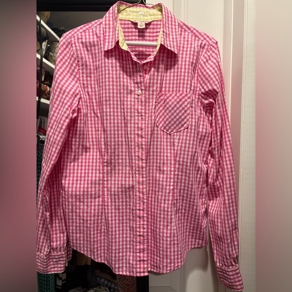 Brooks Brothers Red Fleece Pink Check Shirt
